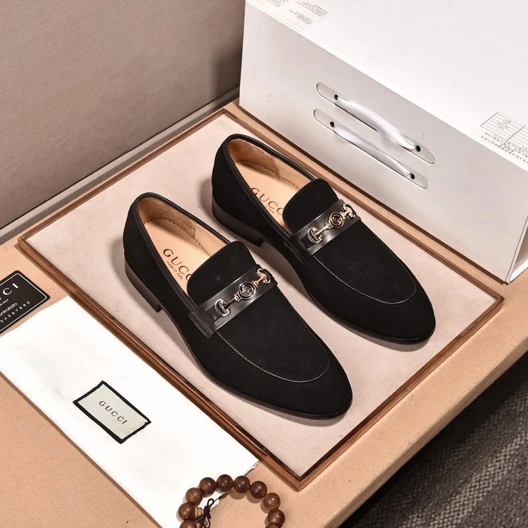 Men's shoes💰540📛📛Original (water-dyed cowhide) Gucci GUCCI official website formal shoes🌀 Italian🇮🇹imported cowhide➕top imported water-dyed cowhide lining💋Finely handmade original bottom, the real thing looks better when photographed in person Standard size 38-44